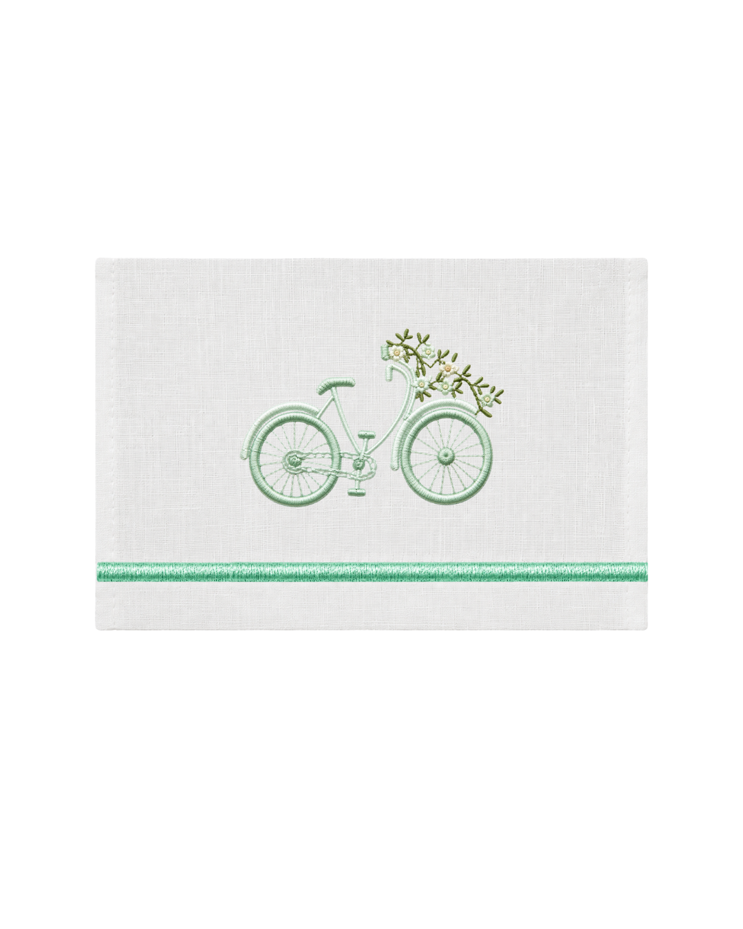 Bordado de Bicicleta l Verde Menta