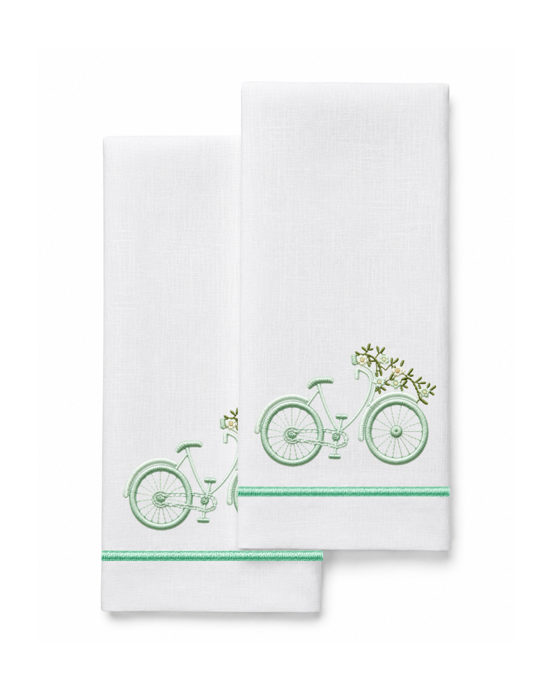 Bordado de Bicicleta l Verde Menta
