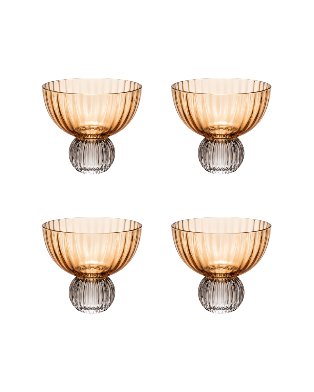 Juego de 4 bowls para helado l Ambar