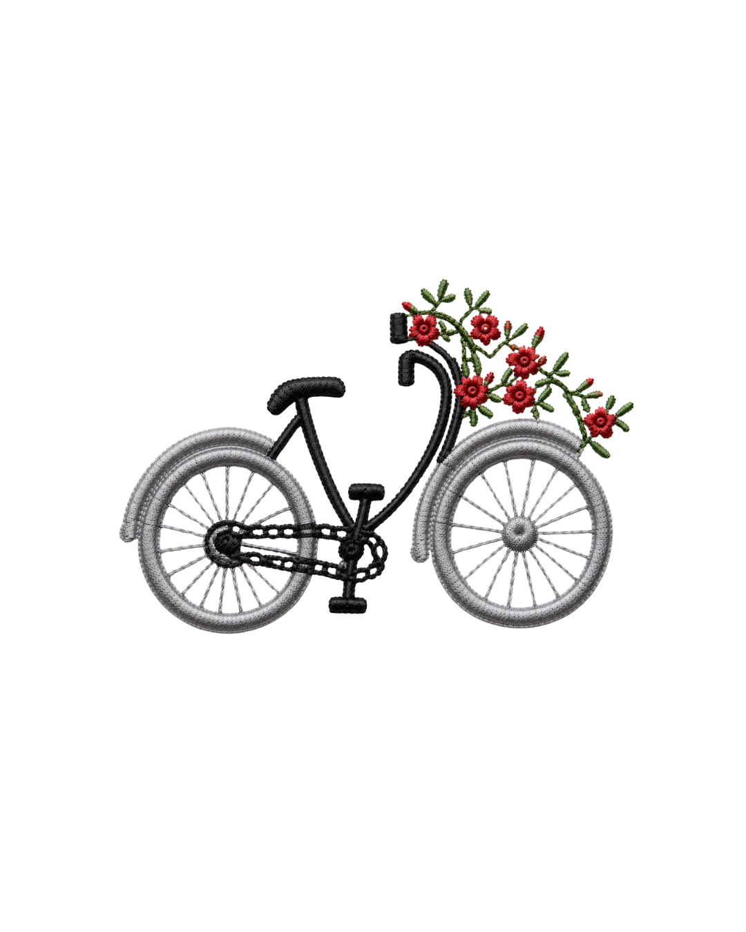Bordado de Bicicleta l Negra