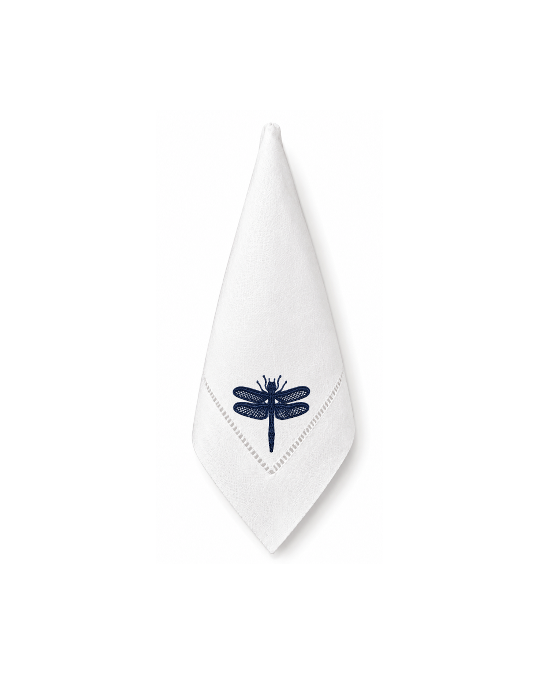 Bordado de Libélulas Azul Marino