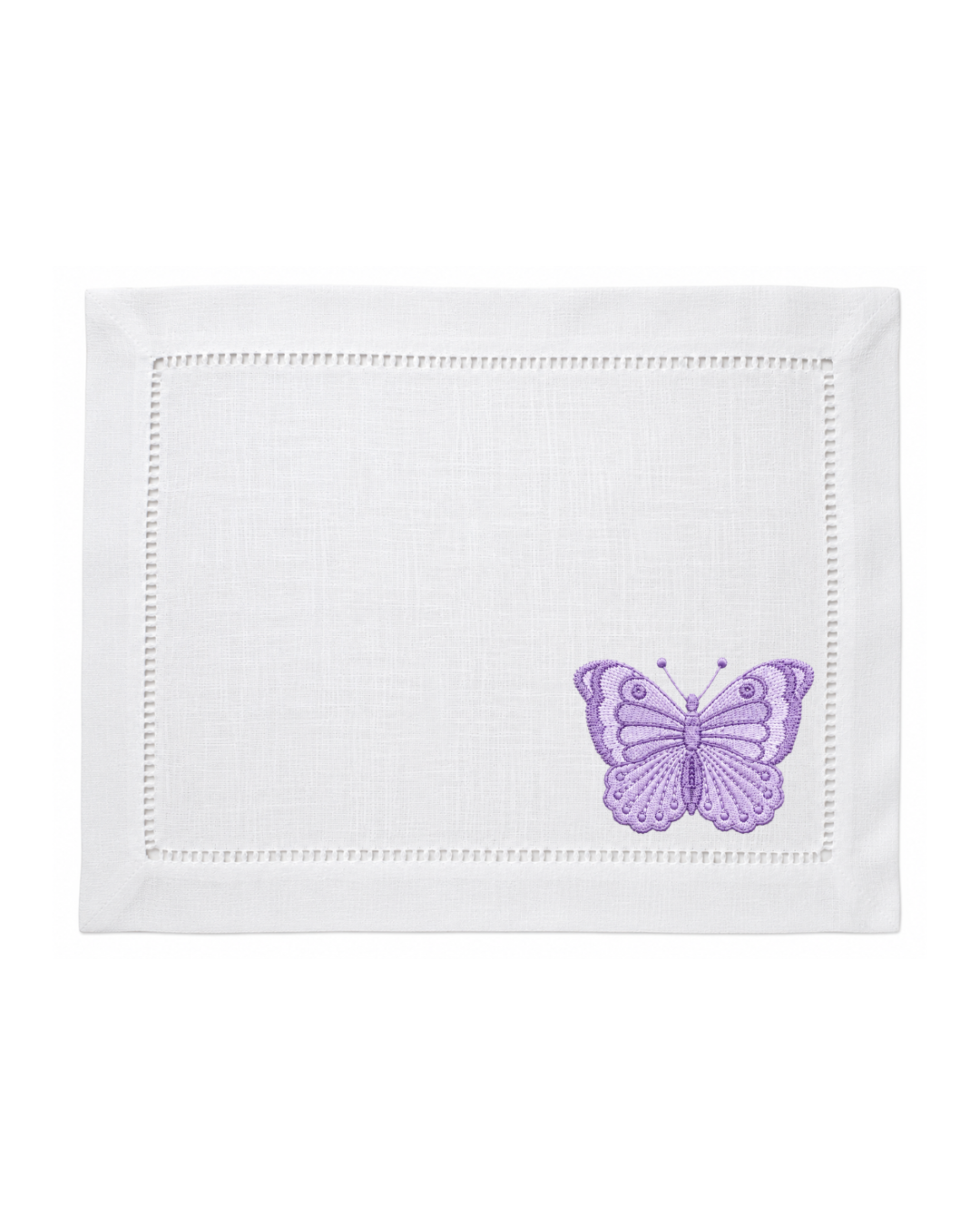 Bordado de Mariposas Lila
