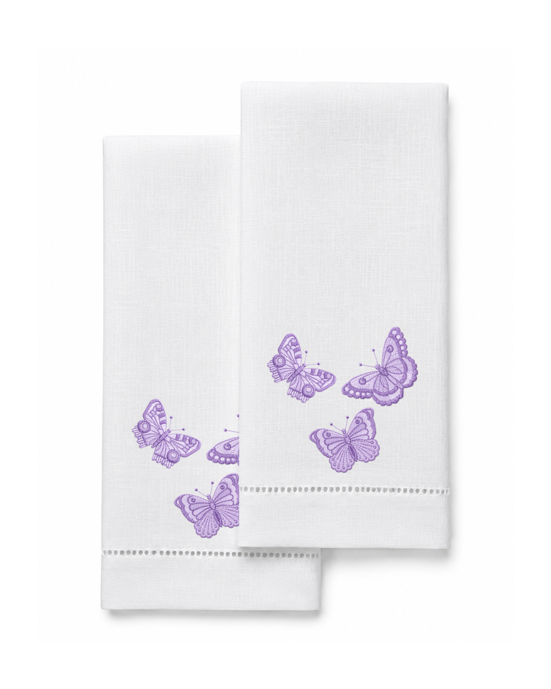 Bordado de Mariposas Lila