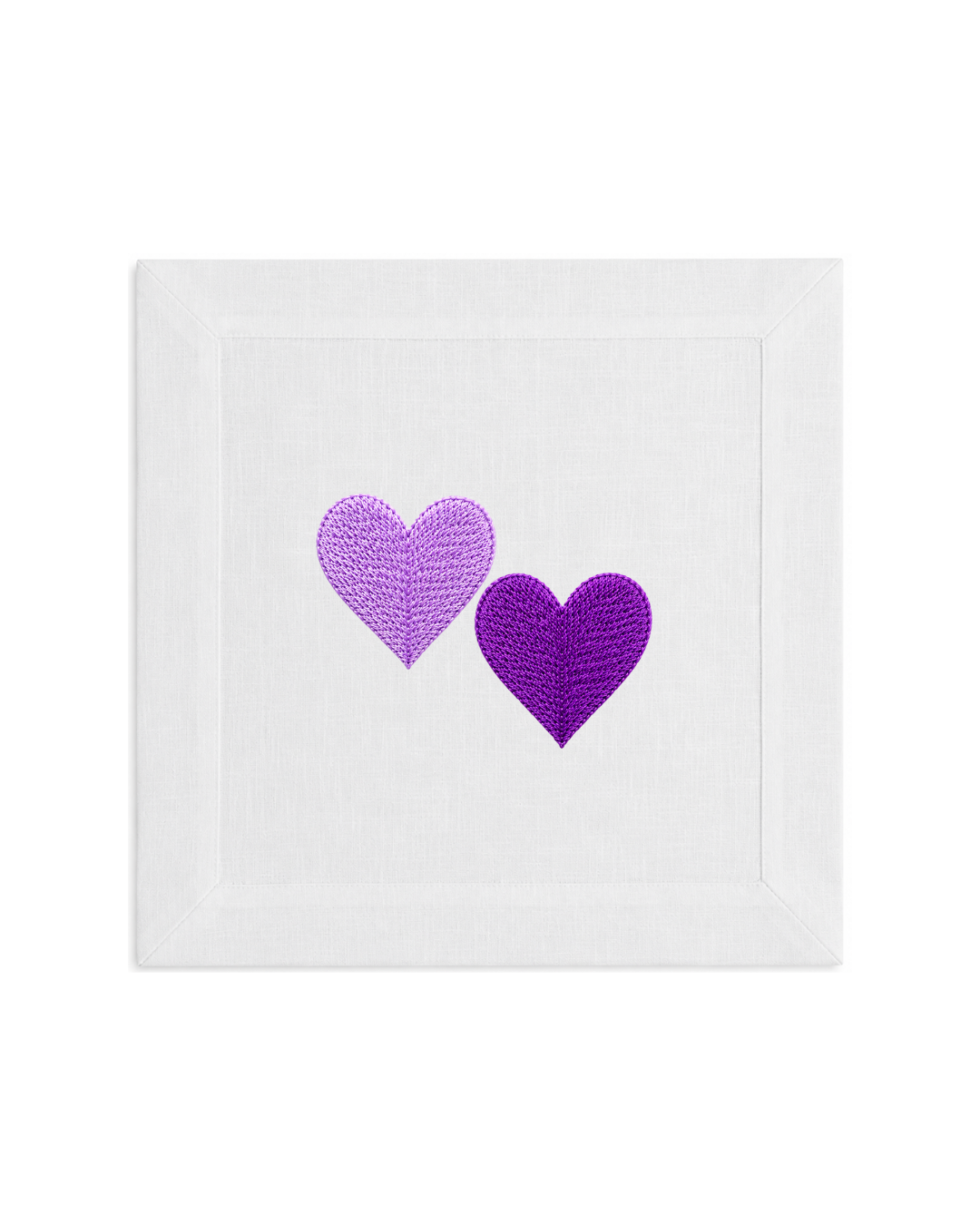 Bordado de Corazones l Morado
