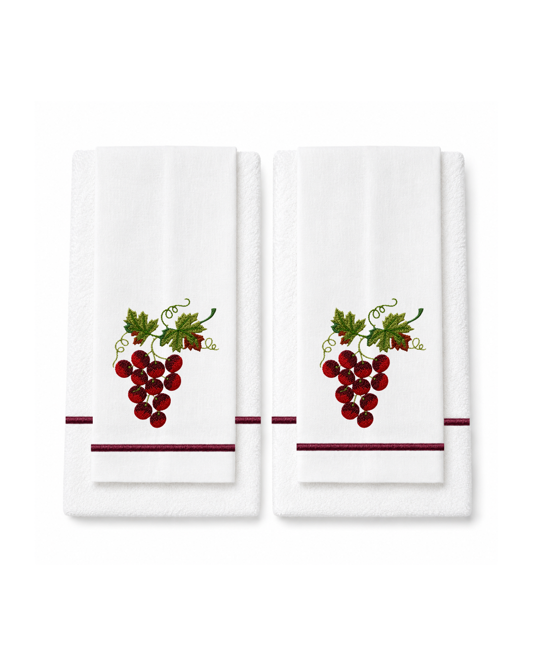 Bordado de Futas l Uvas