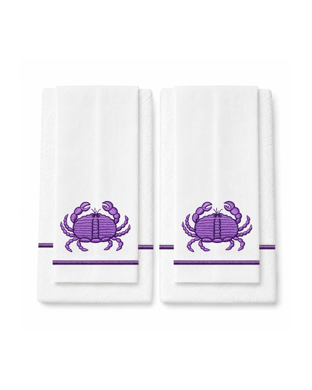 Bordado de Cangrejo l Morado