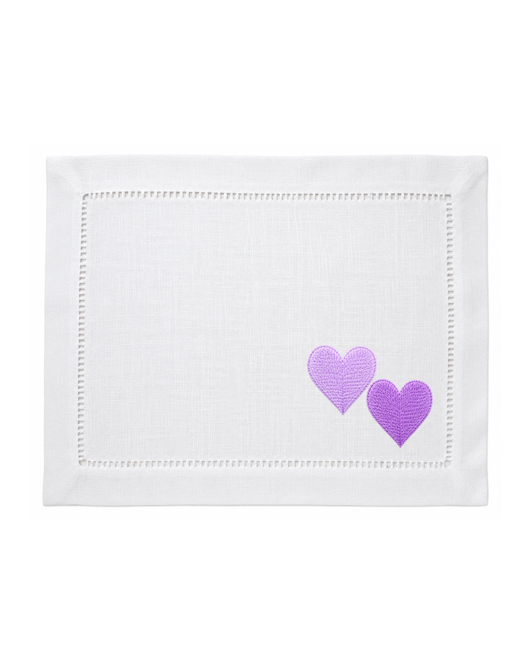 Bordado de Corazones l Lila
