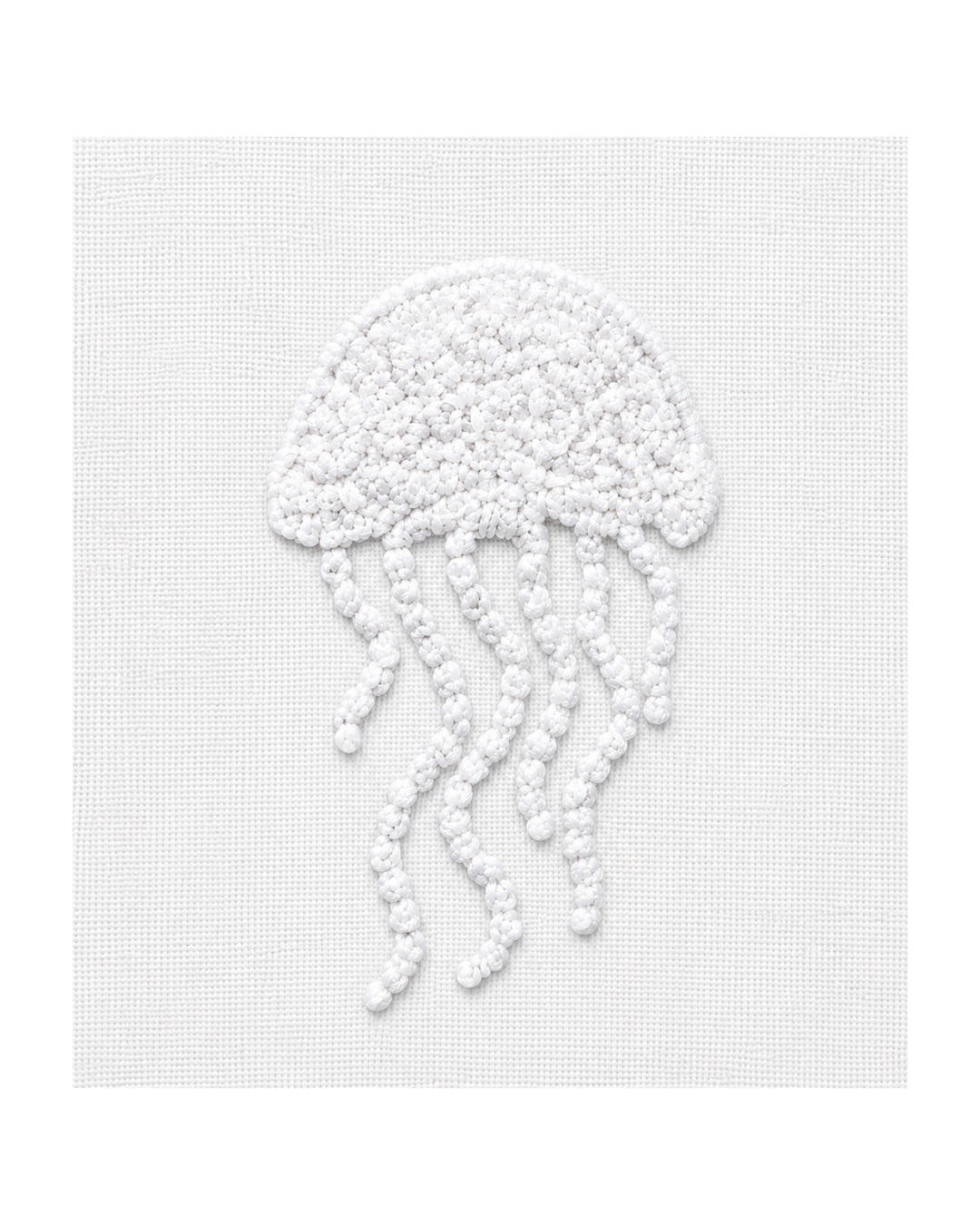 Bordado de Medusa l Blanco