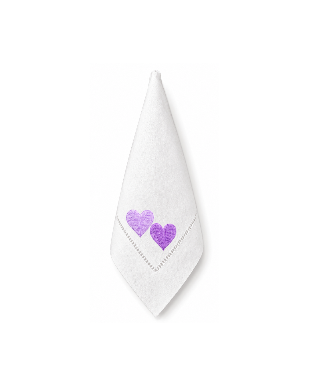 Bordado de Corazones l Lila