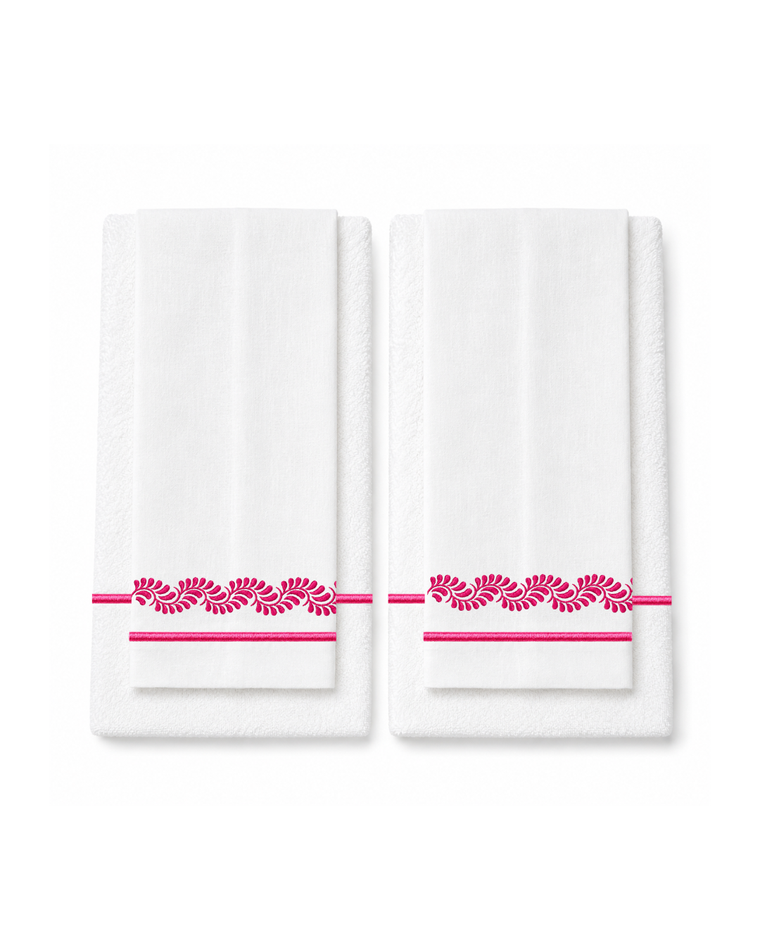 Bordado de Talavera Rosa mexicano