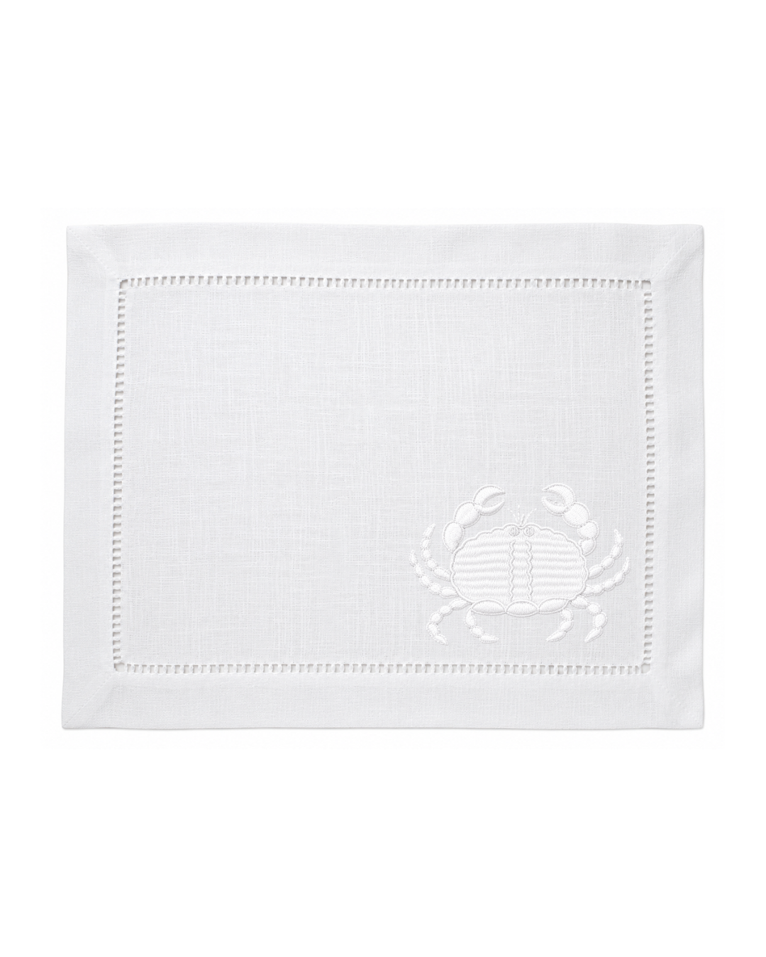 Bordado de Cangrejo l Blanco