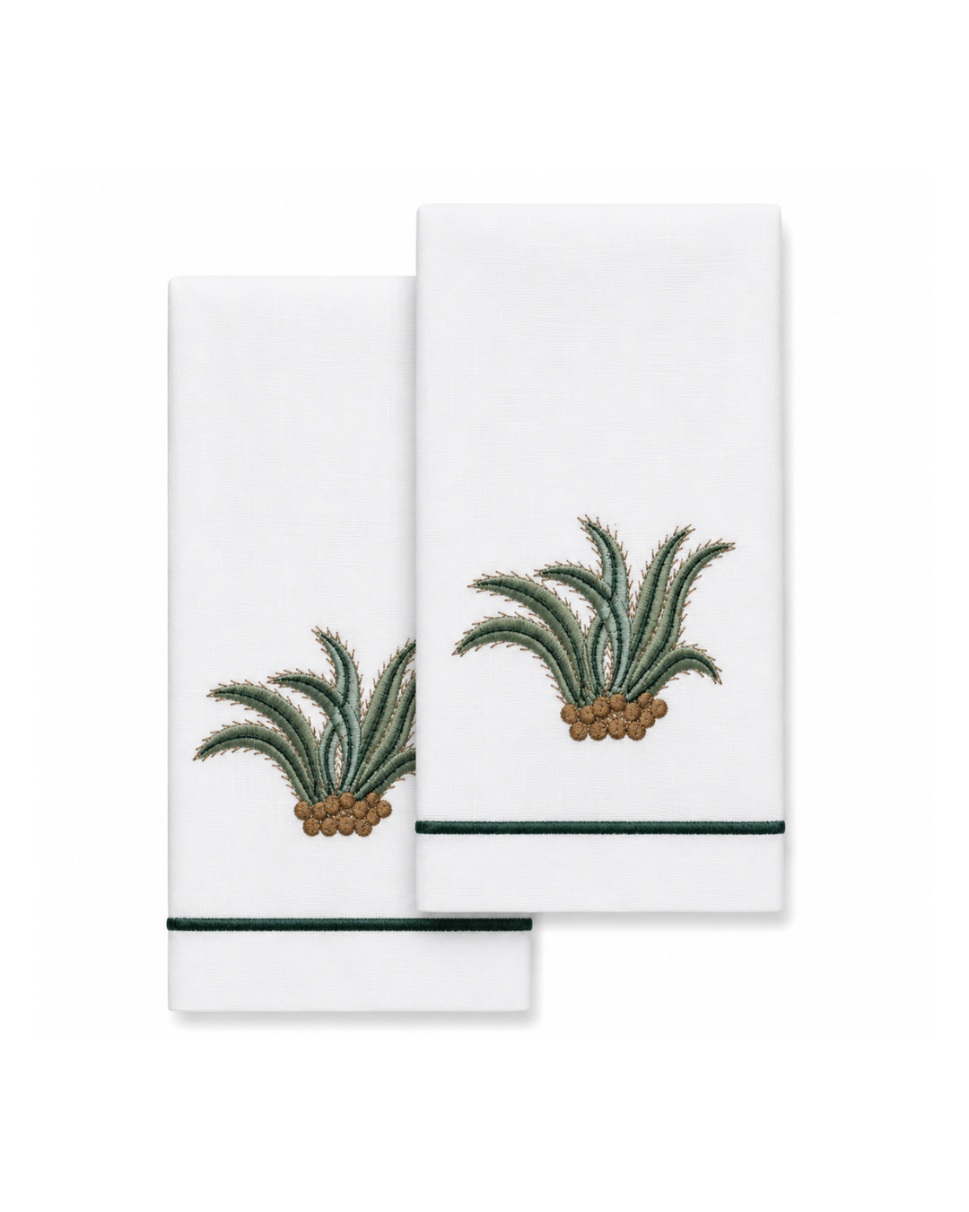 Par de toallas de lino l Agave