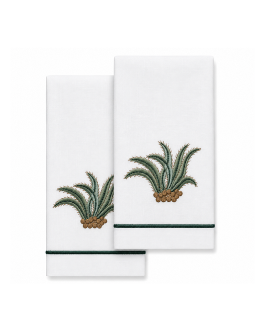 Par de toallas de lino l Agave