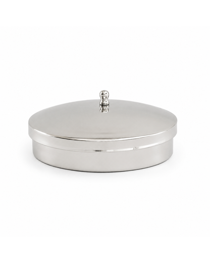 TORTILLERO DE NICKEL CON TAPA