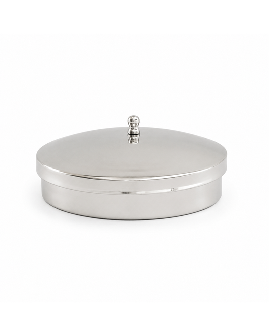 TORTILLERO DE NICKEL CON TAPA