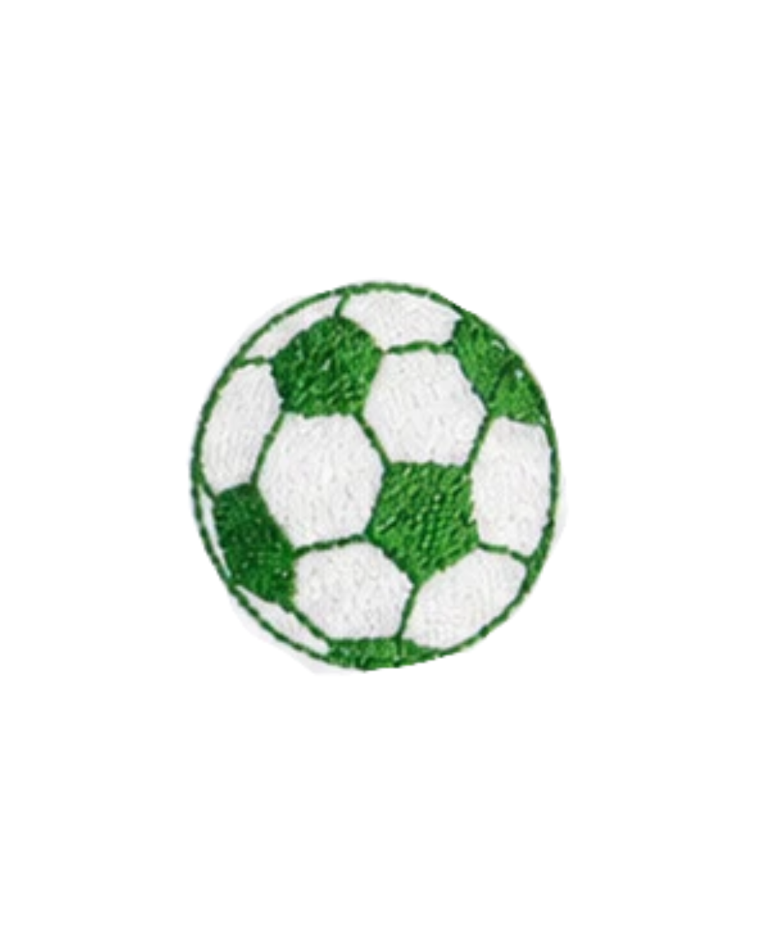 Bordado de Pelota de Fútbol Verde