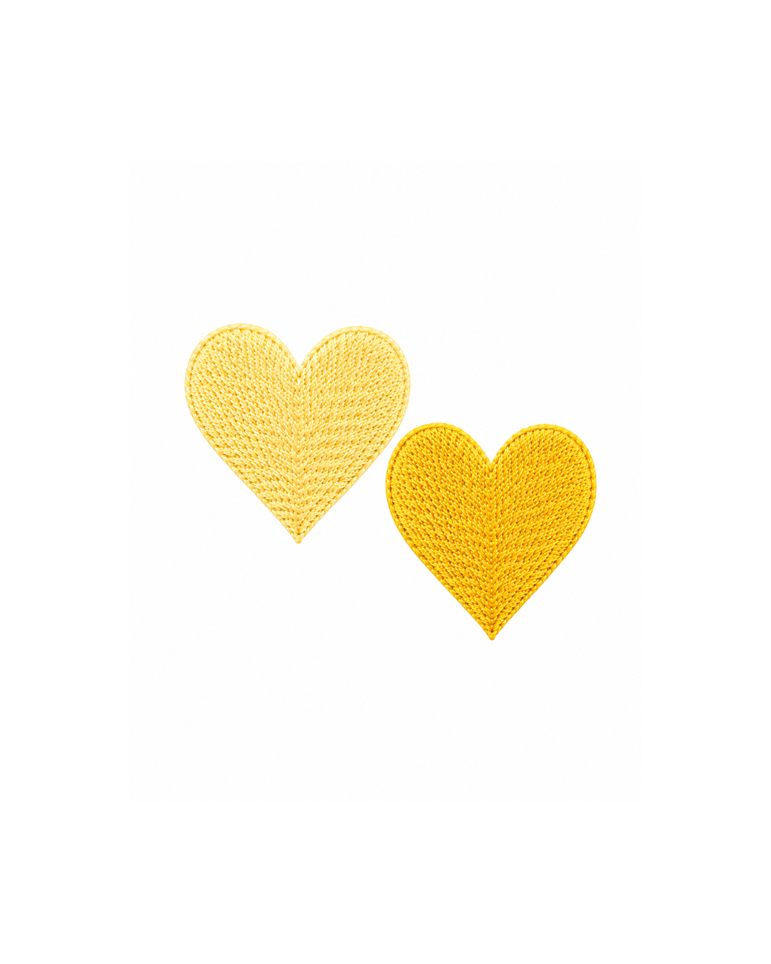 Bordado de Corazones l Amarillo