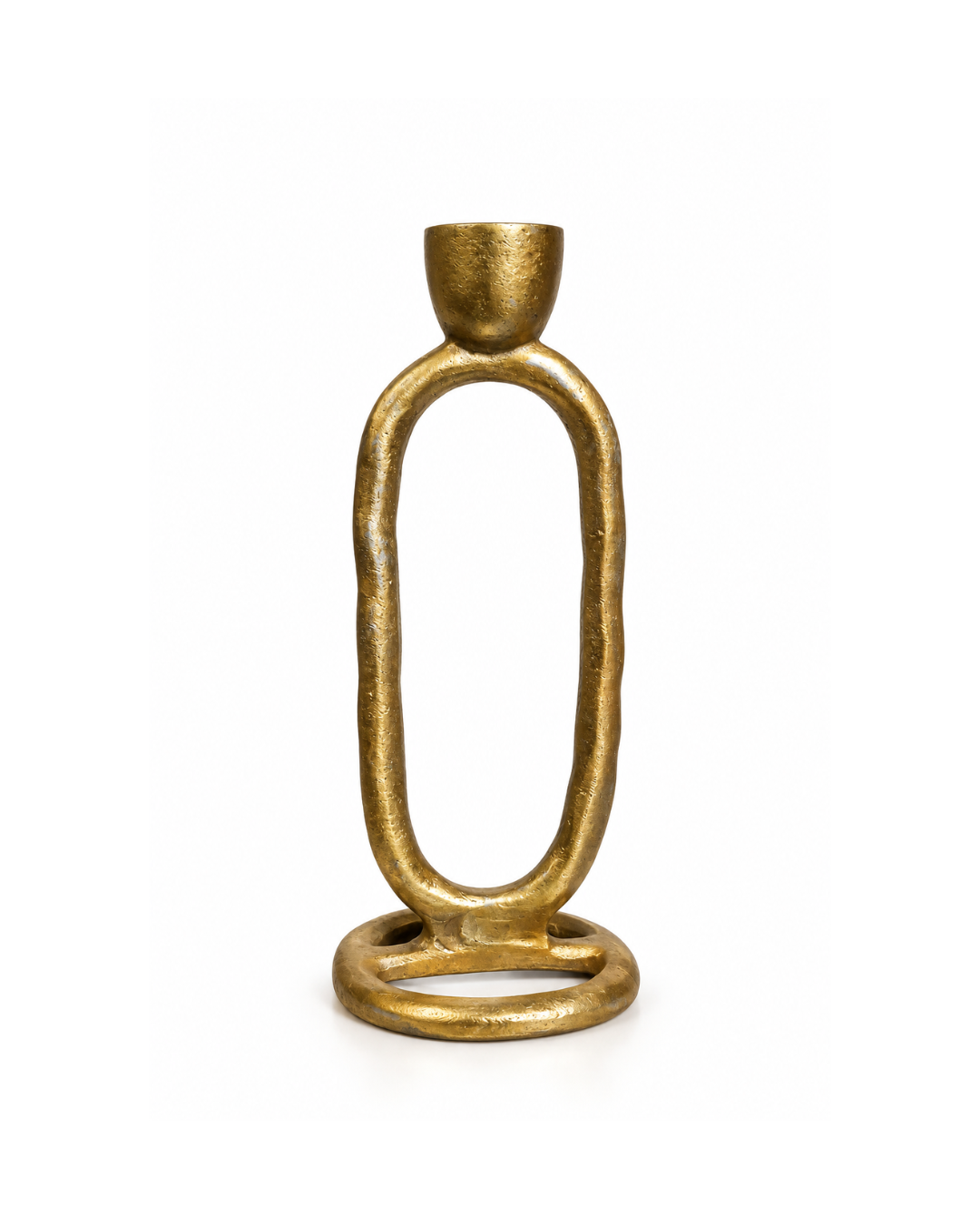 Set 4 candelabros dorados