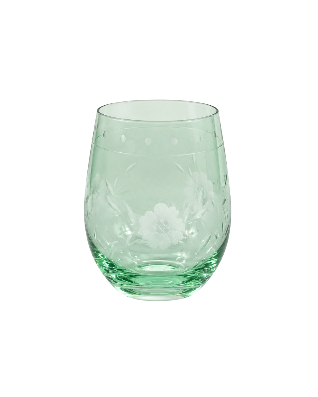vaso copa pepita verde