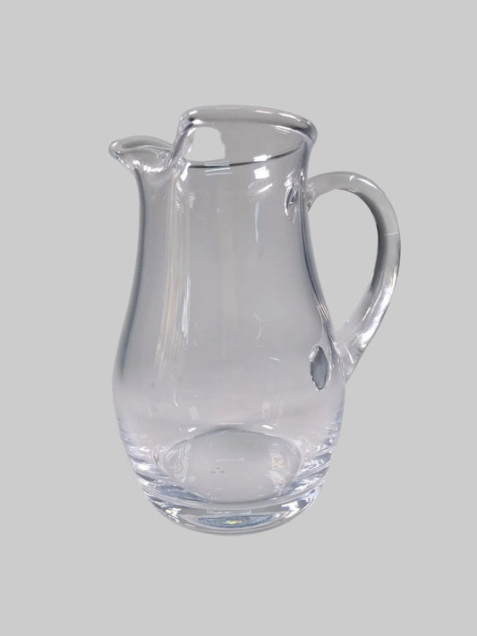 Jarra de vidrio transparente