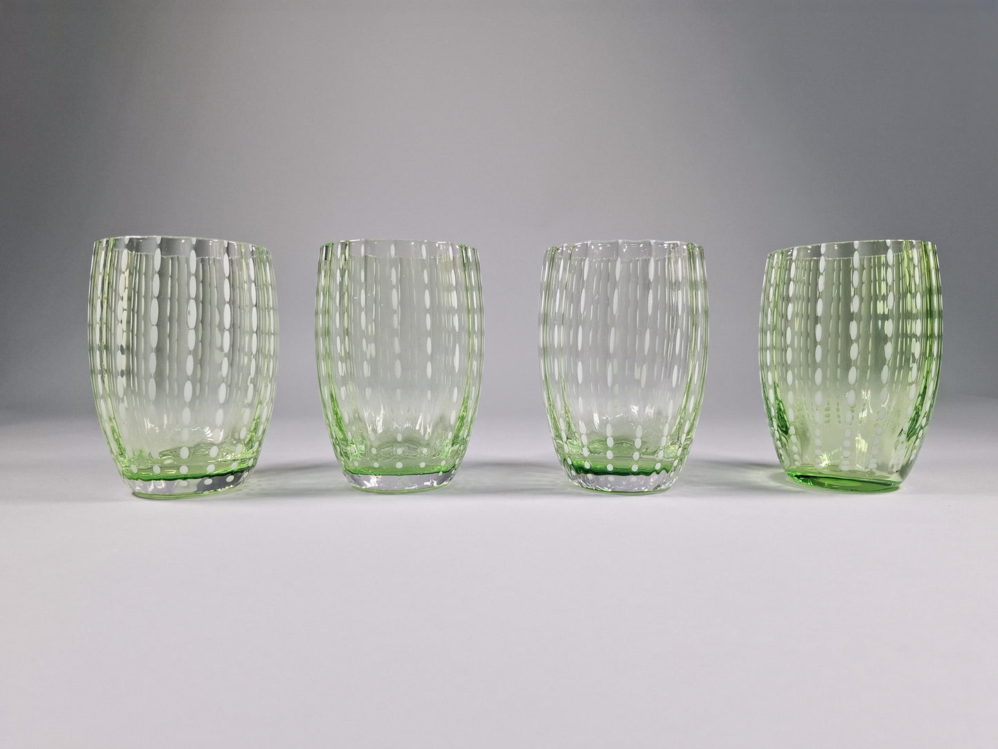JGO DE 4 VASOS ZAFFER VERDE