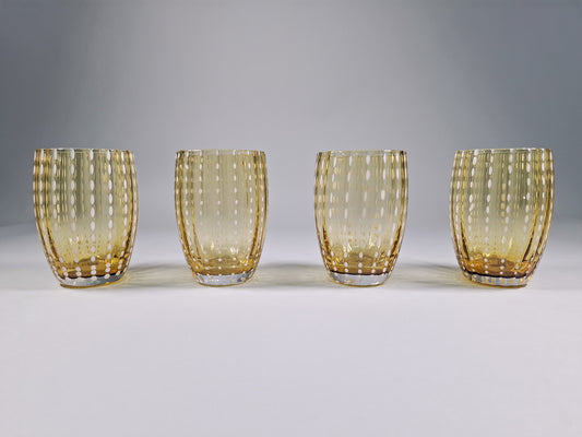 JGO DE 4 VASOS ZAFFER AMBAR