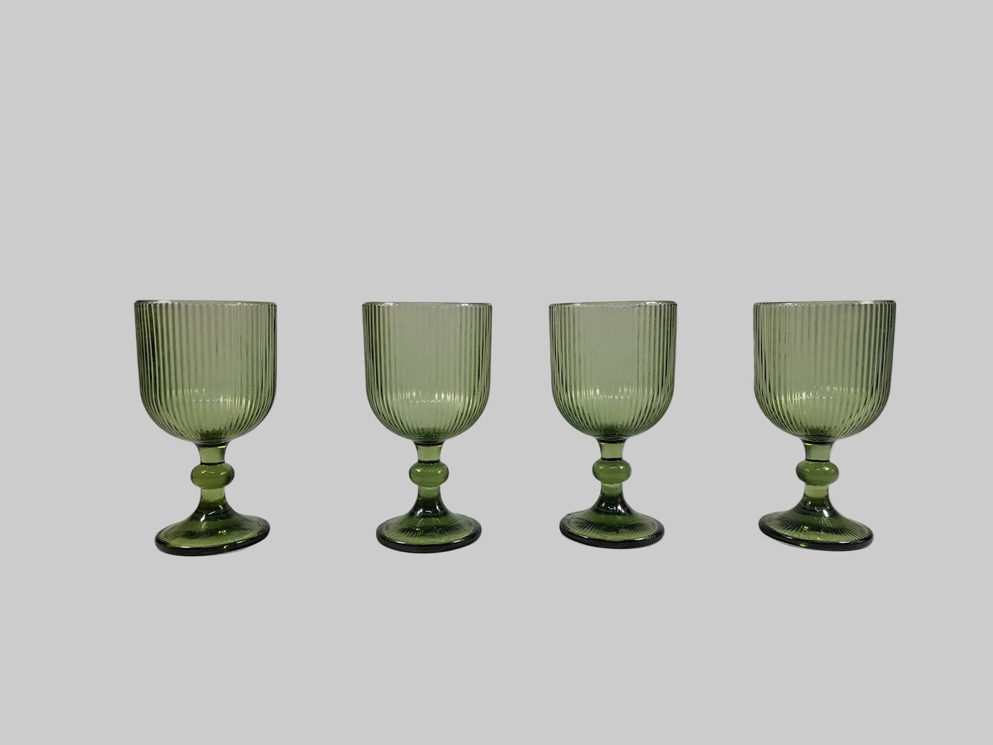 Juego de 4 copas olivo