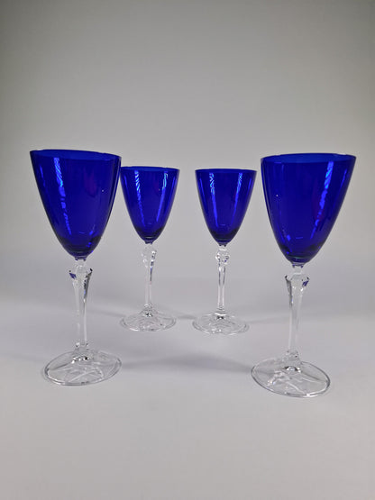 SET 4 COPAS VIVID AZUL