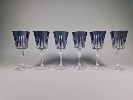 SET 6 COPAS ONX AZUL ACERO