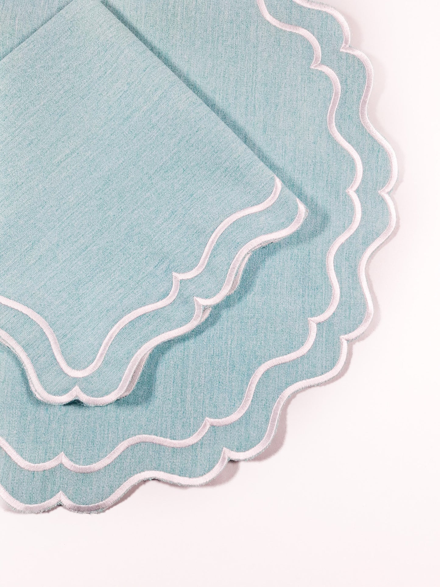 Juego de Individuales con Servilleta Waterproof l Turquesa