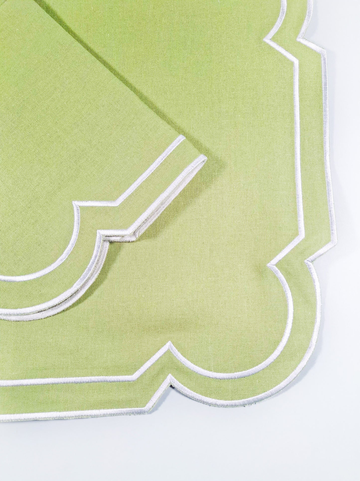 Juego de Individuales con Servilleta l Rectangular verde