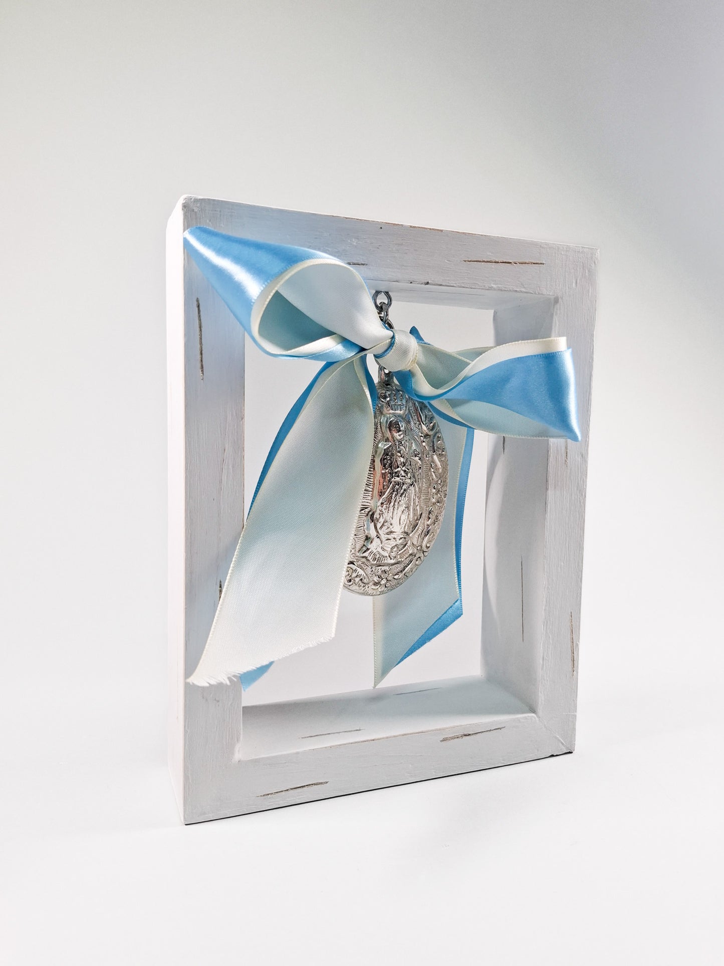 Medallón con marco l Azul