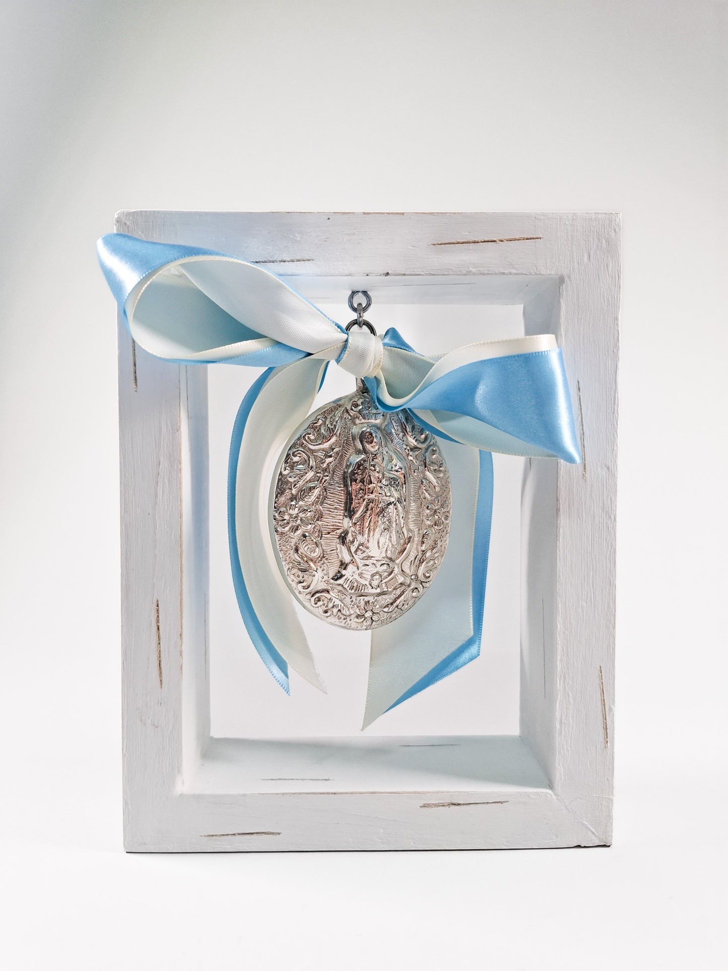 Medallón con marco l Azul