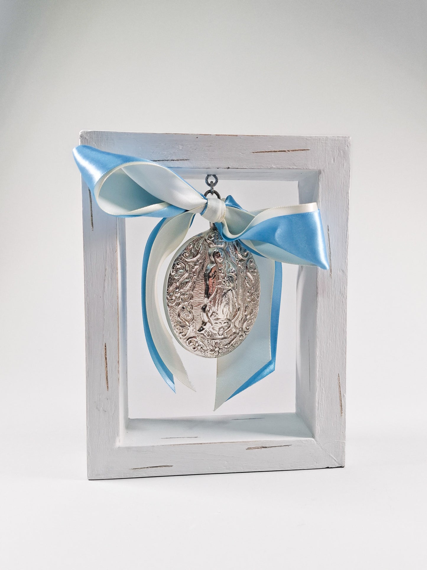 Medallón con marco l Azul