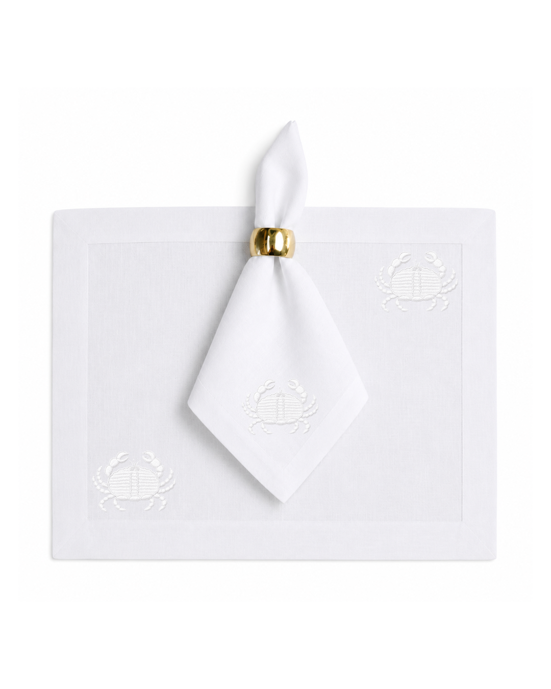 Bordado de Cangrejo l Blanco