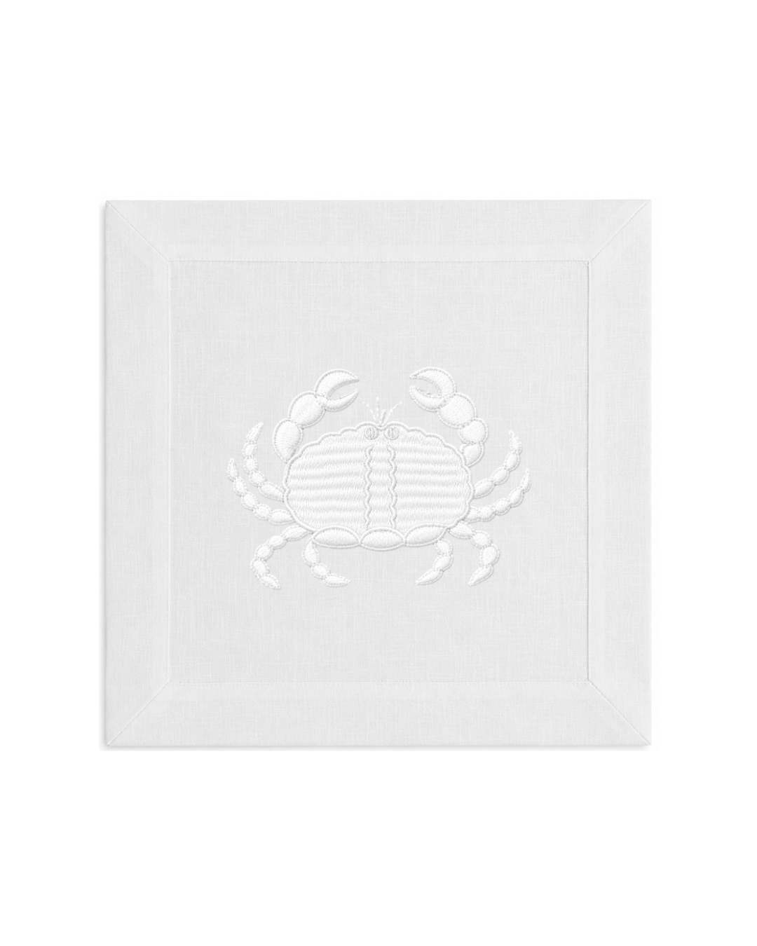 Bordado de Cangrejo l Blanco