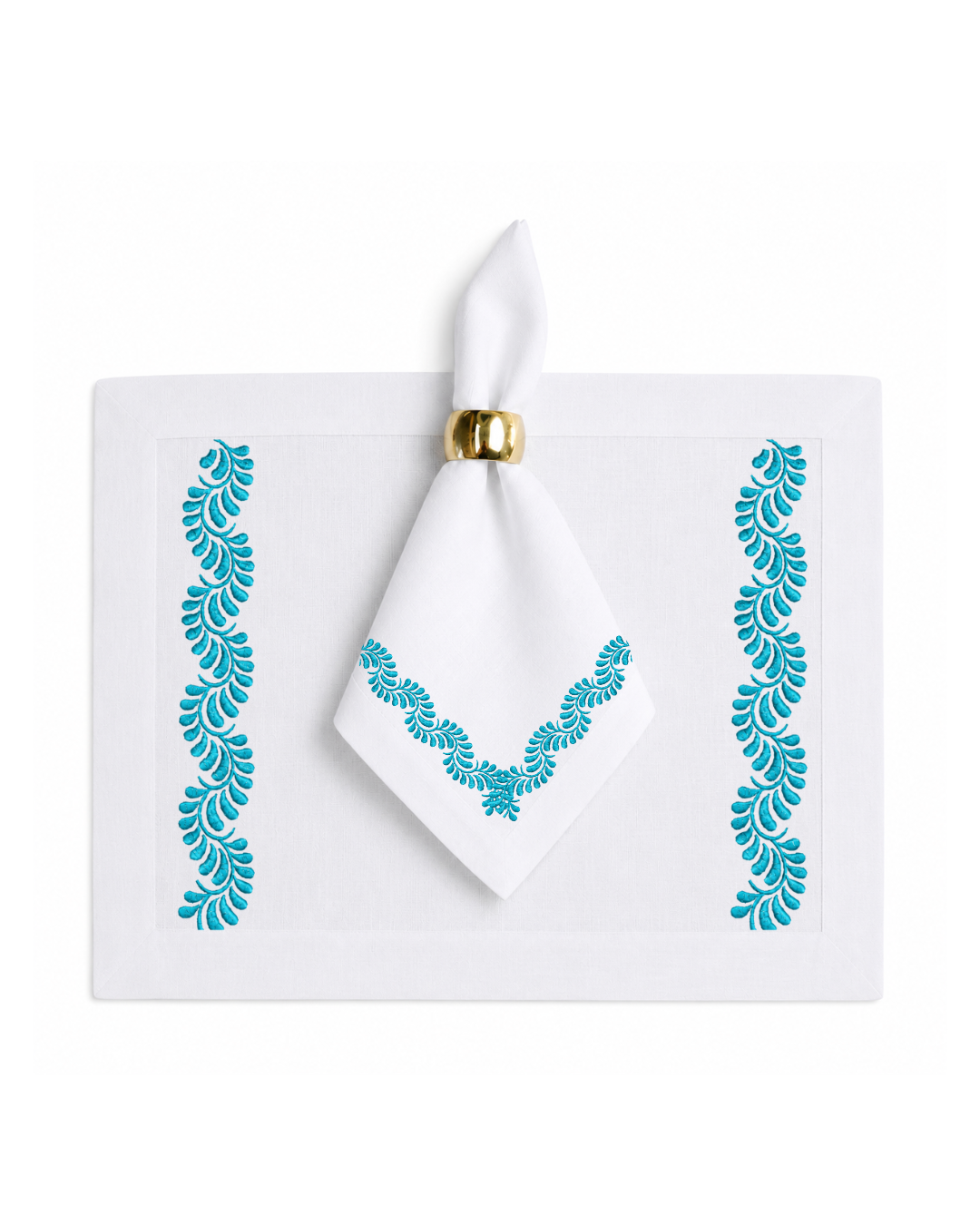 Bordado de Talavera Aqua