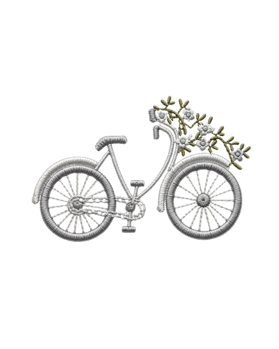 Bordado de Bicicleta l Blanca