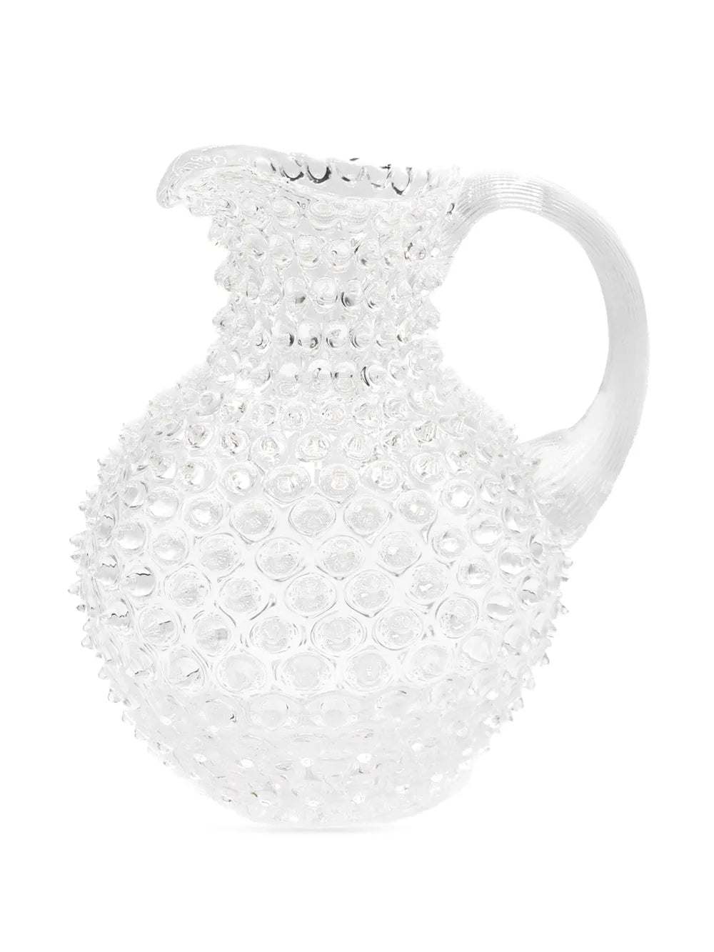 Jarra con relieve de bolitas Grande l Trasnparente
