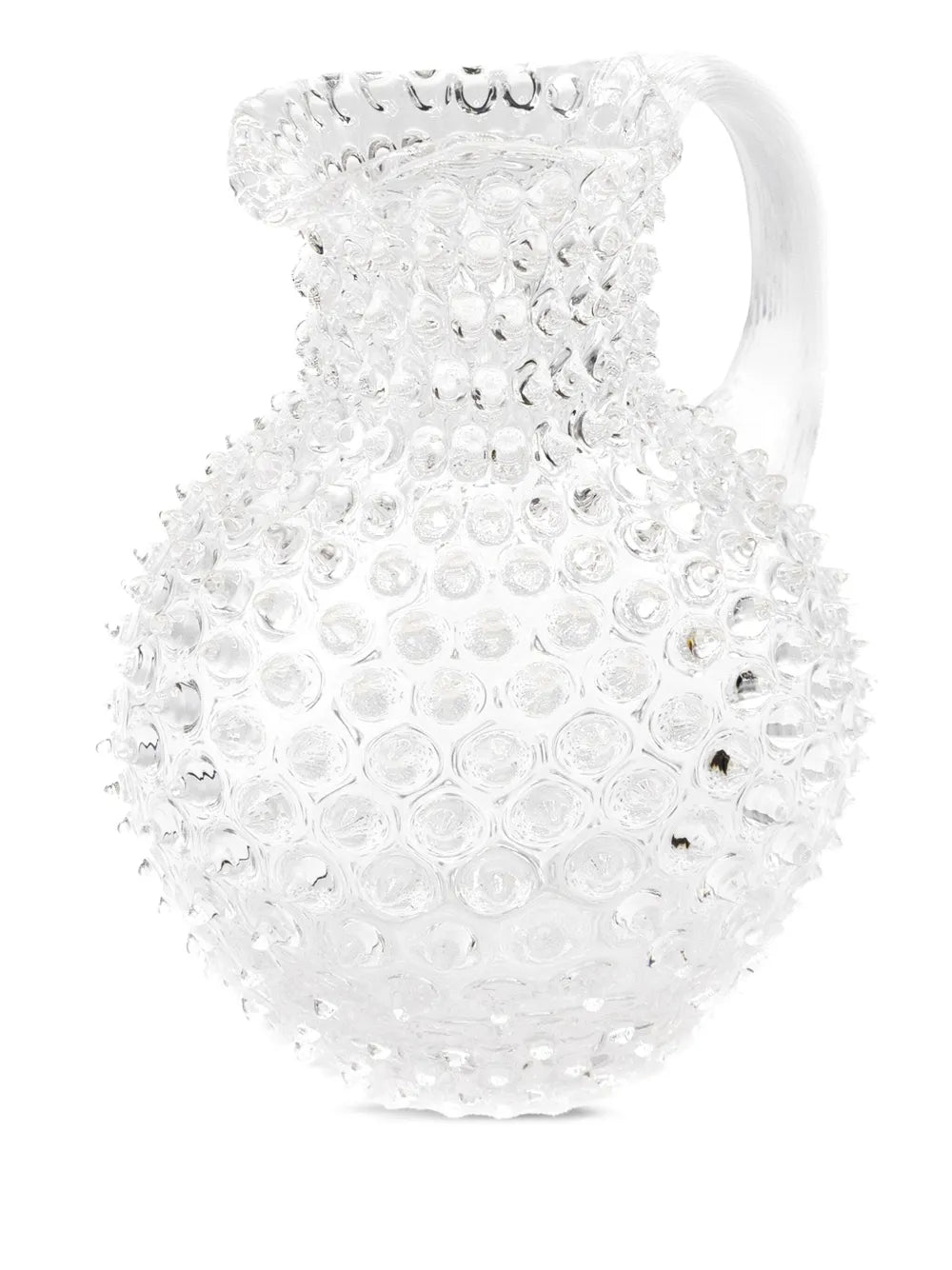 Jarra con relieve de bolitas Grande l Trasnparente