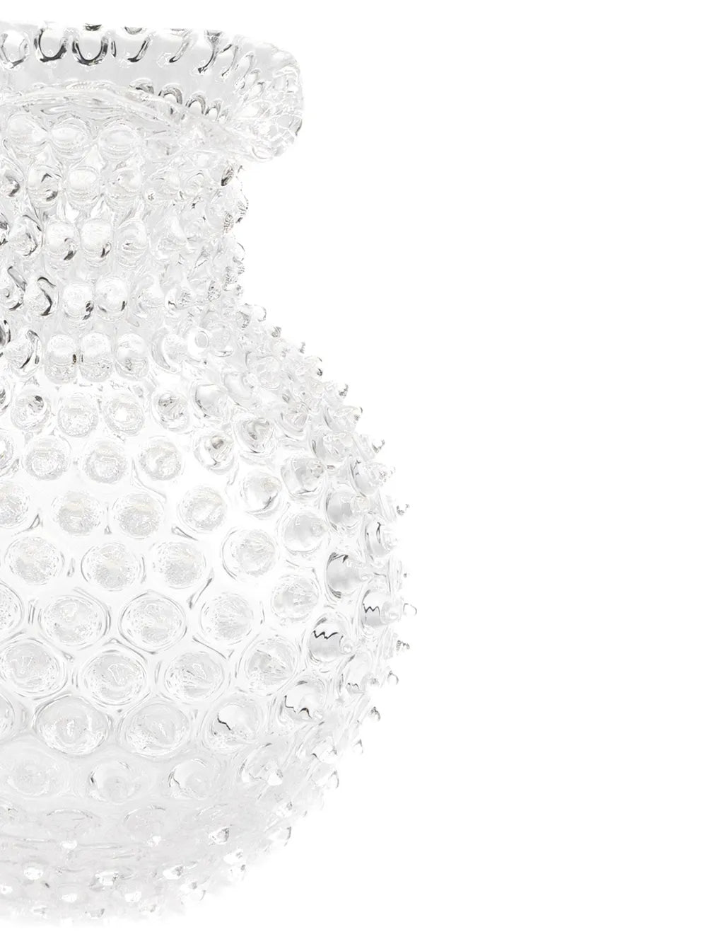 Jarra con relieve de bolitas Grande l Trasnparente