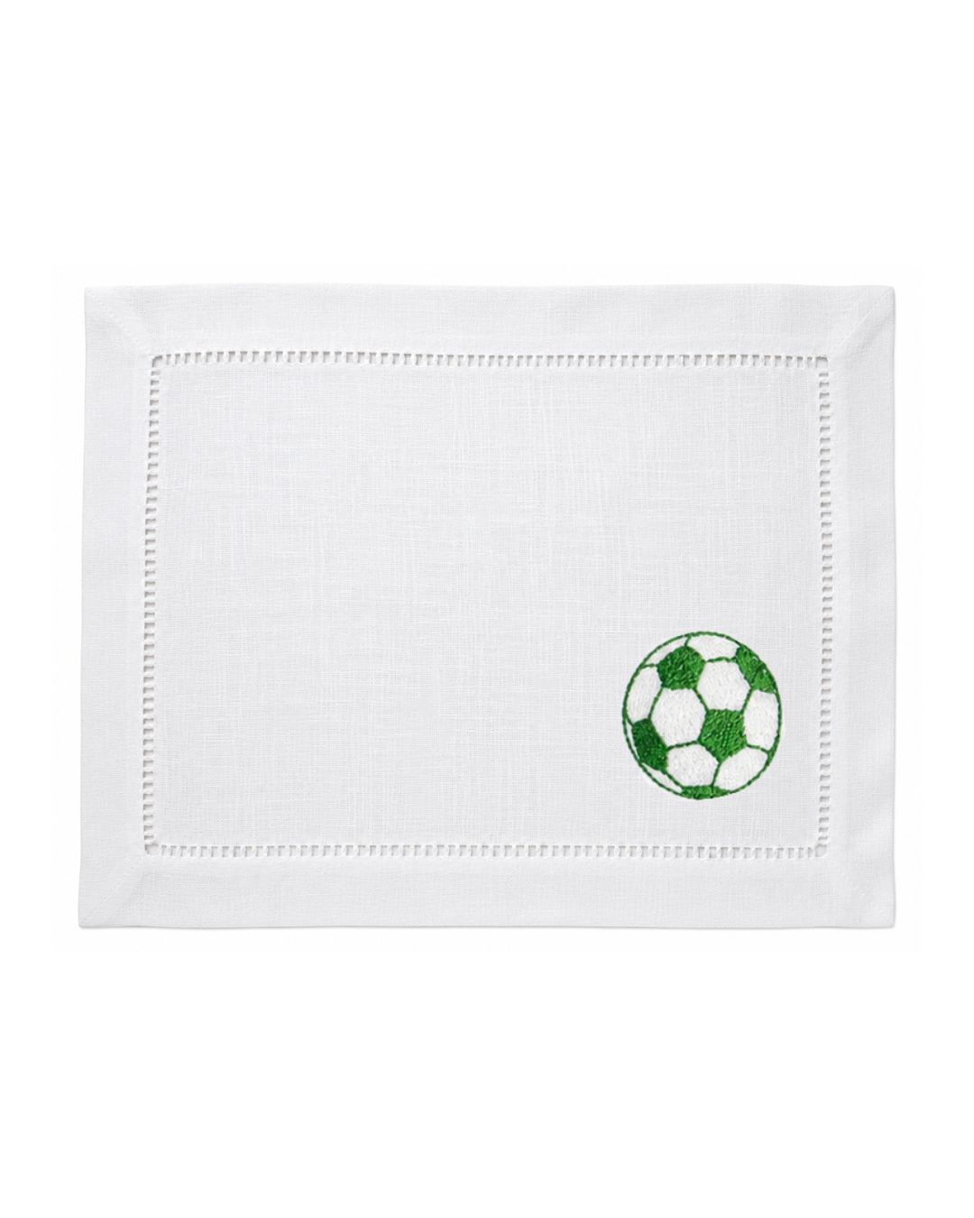 Bordado de Pelota de Fútbol Verde