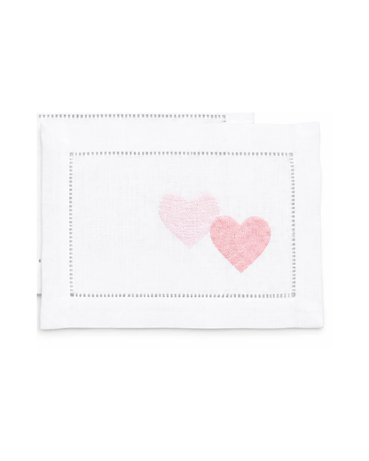 Juego de servilletas de cocktail Corazón