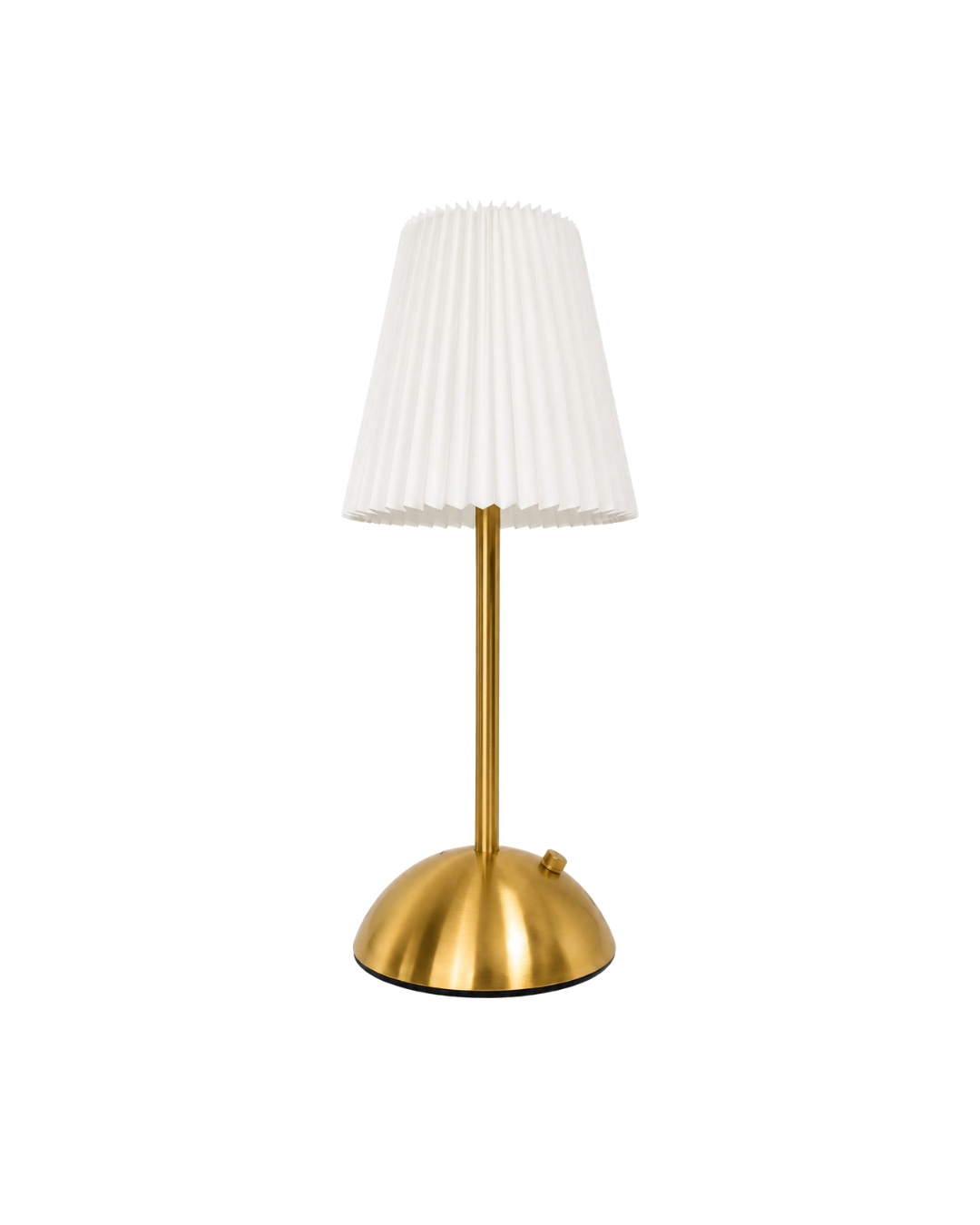Lámpara de mesa plisada l Beige