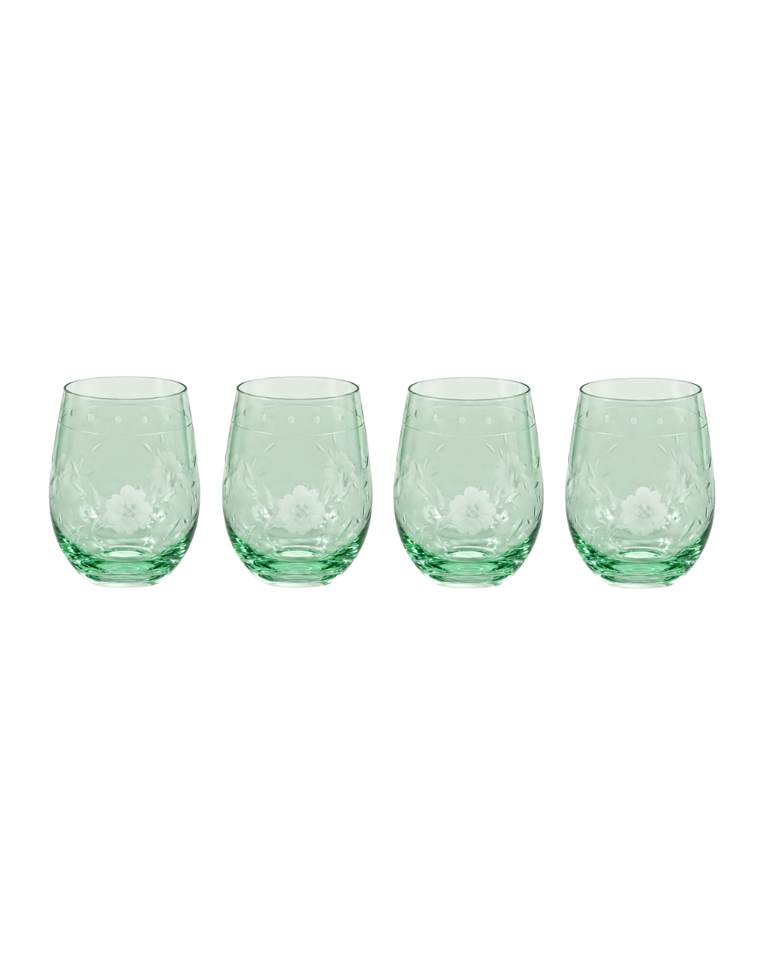 vaso copa pepita verde