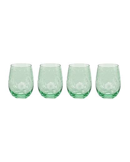 vaso copa pepita verde