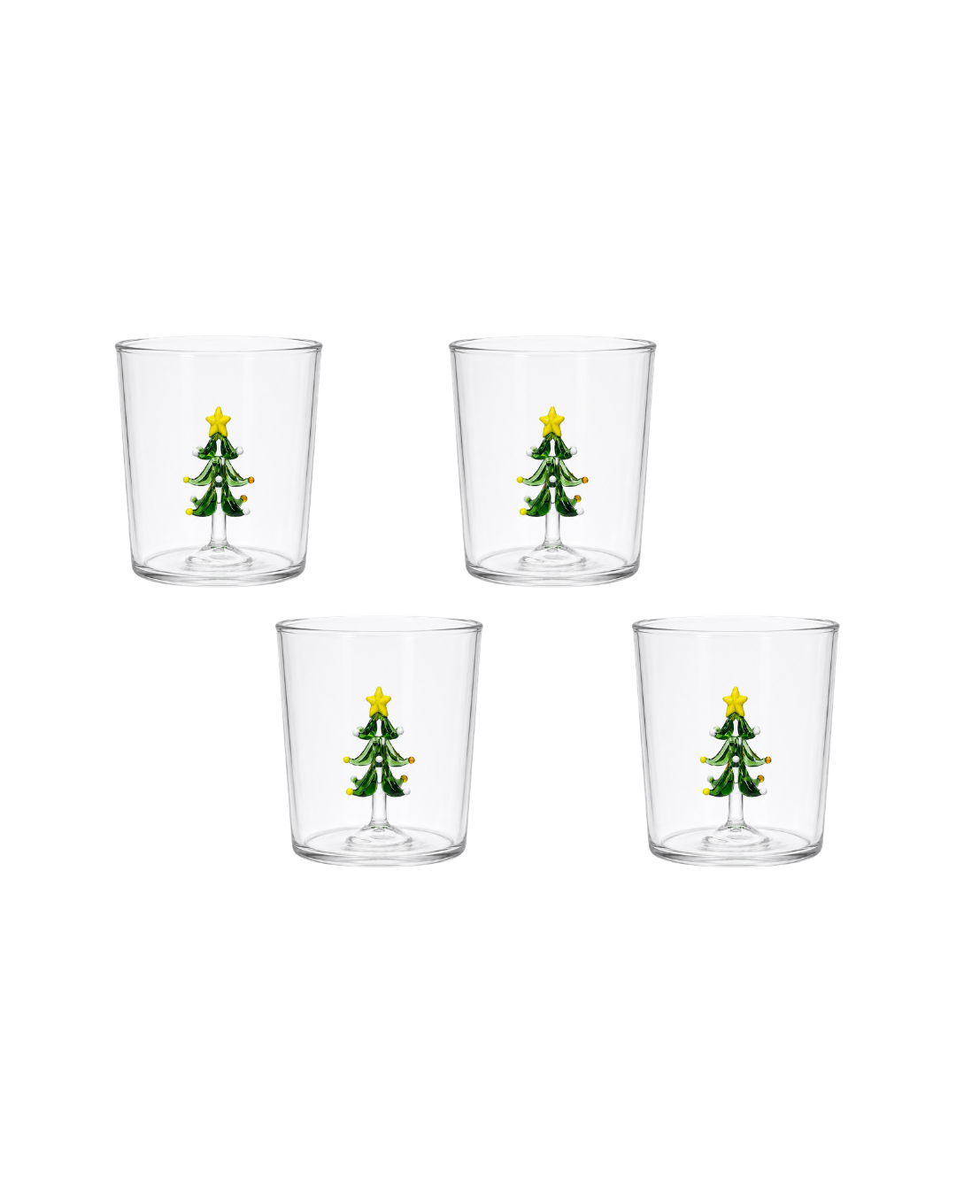 JG 4 VASOS FIGURA PINO