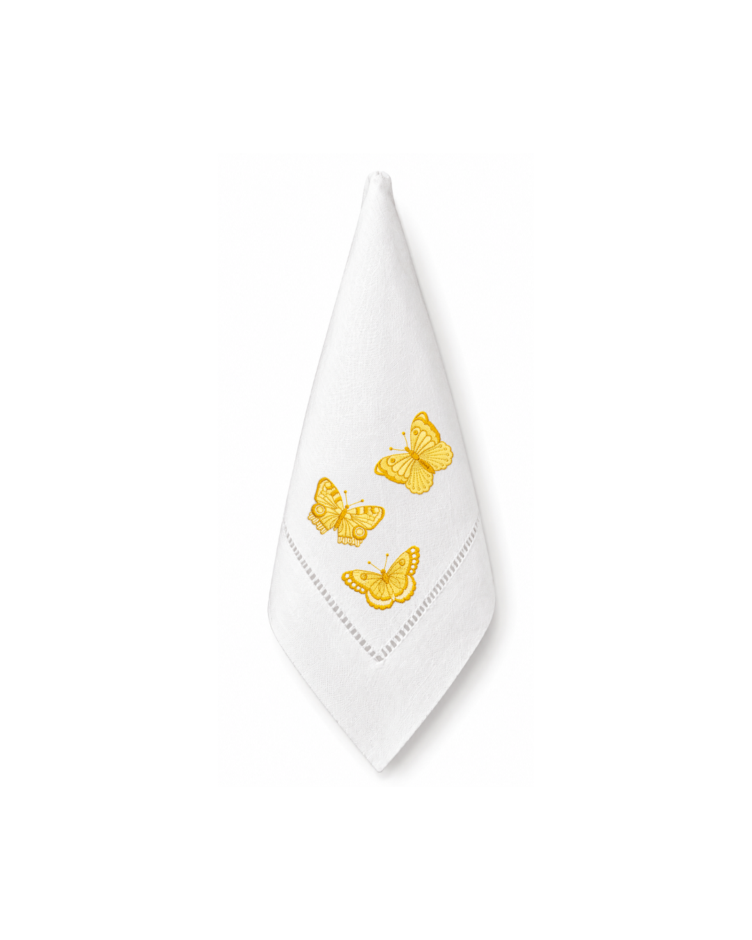 Bordado de Mariposas Amarillas