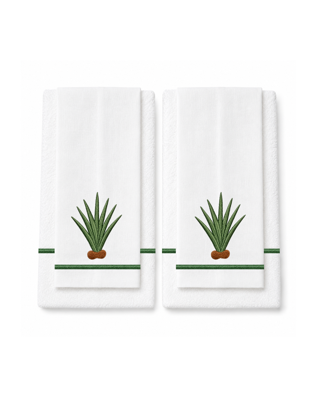 Bordado de Agave Verde