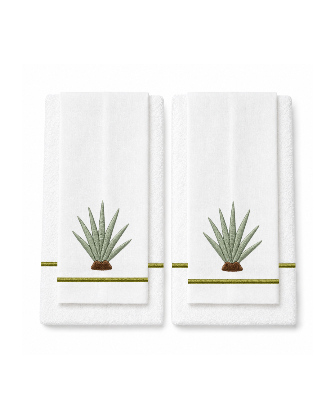 Bordado de Agave Azul